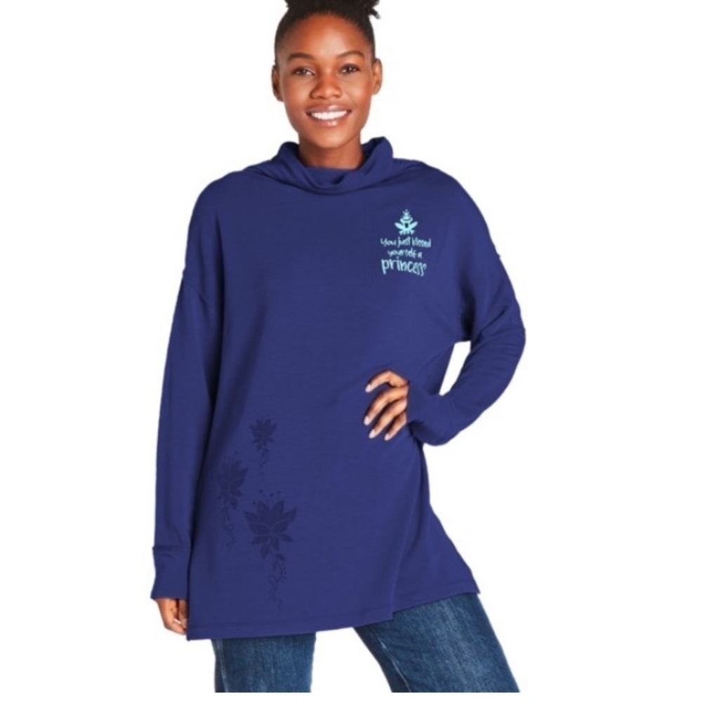 Disney Tiana Long Sleeve Soft Pullover Tunic